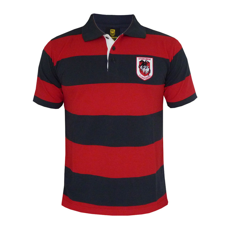 St George Dragons Autumn Hoop Polo Shirt - Men's St George Dragons Autumn Hoop Polo Shirt - Men's