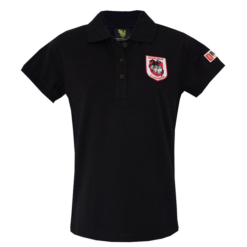 St George Dragons Ladies Autumn Polo Shirt St George Dragons Ladies Autumn Polo Shirt
