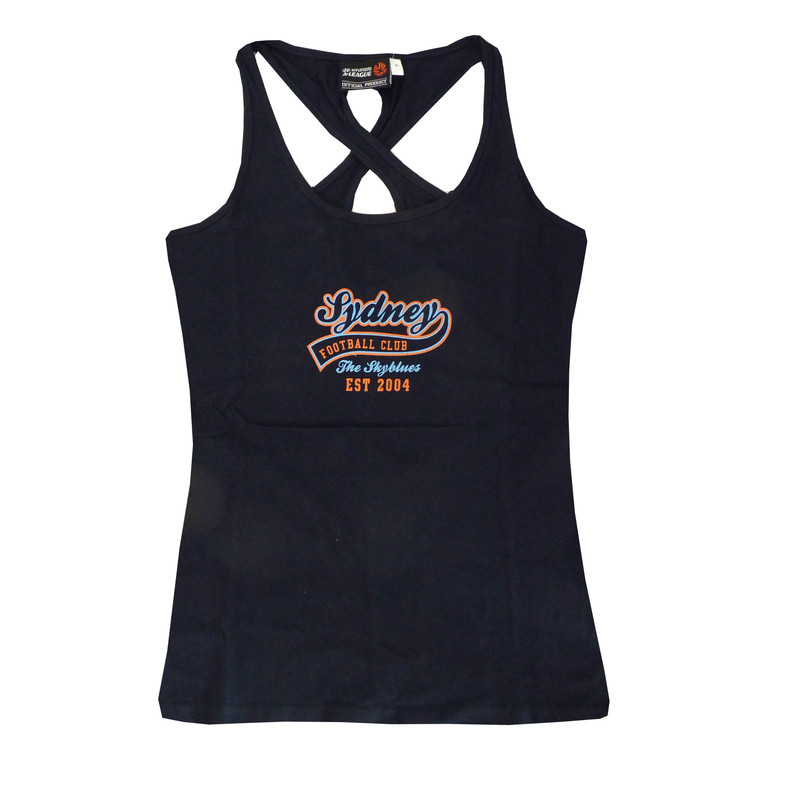 Sydney FC Cross -Back Singlet - Ladies