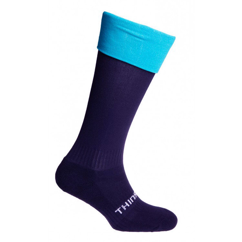 ThinSkins Technical Football Socks - Navy/Sky - Youth