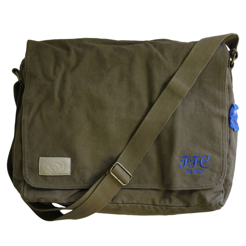 Western Bulldogs FC Retro Canvas Satchel Bag Western Bulldogs FC Retro Canvas Satchel Bag