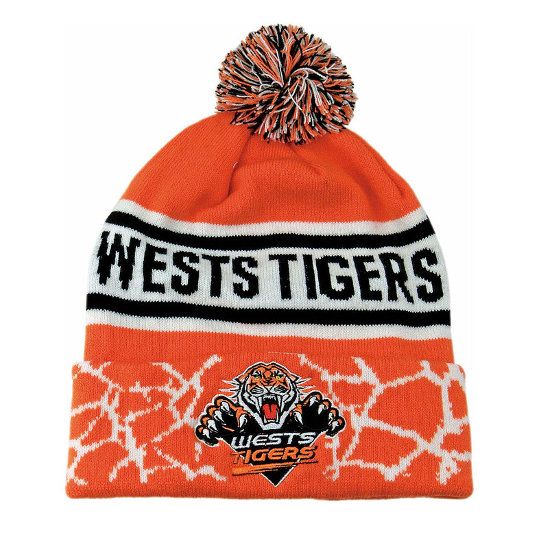 Wests Tigers Quake Supporter Beanie Wests Tigers Quake Supporter Beanie