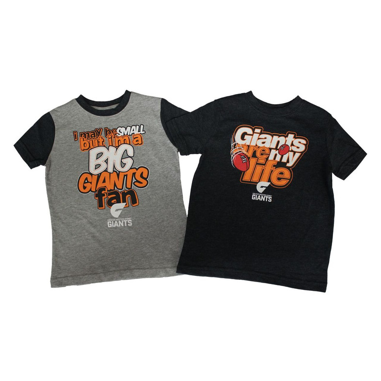 Greater Western Sydney Giants 2-Piece T-Shirt Set - Kids Greater Western Sydney Giants 2-Piece T-Shirt Set - Kids