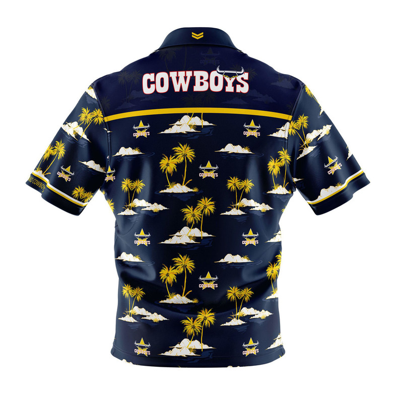 North Queensland Cowboys Hawaiian Shirt - Men's