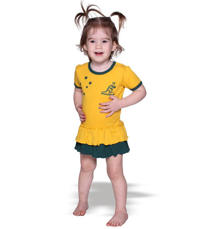 Wallabies Girl Footysuit / Romper - Baby Wallabies Girl Footysuit / Romper - Baby