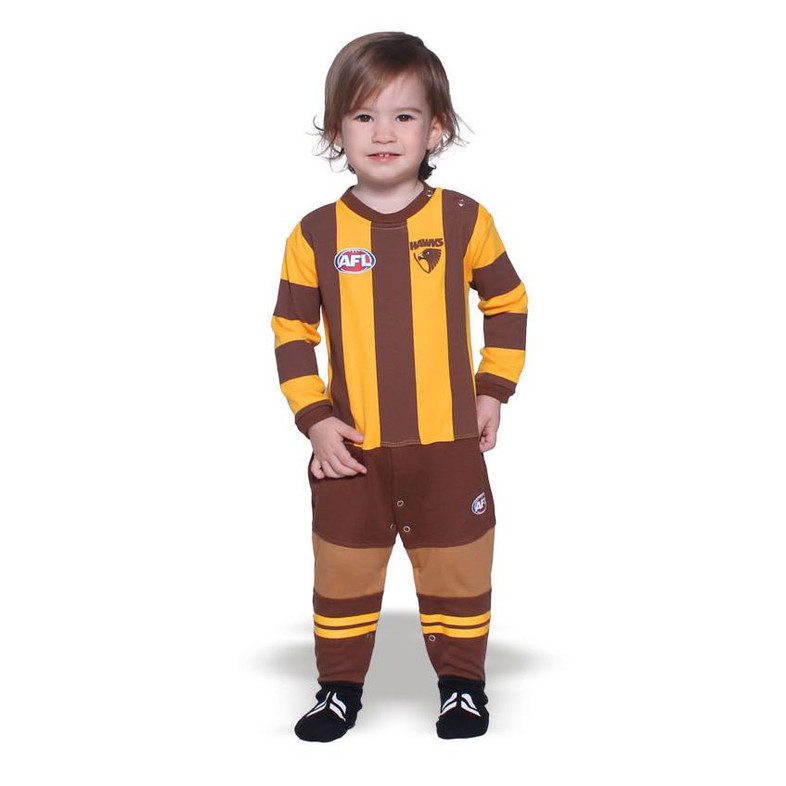 Hawthorn Hawks Baby Footysuit / Romper