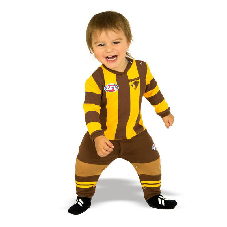 Hawthorn Hawks Baby Footysuit / Romper