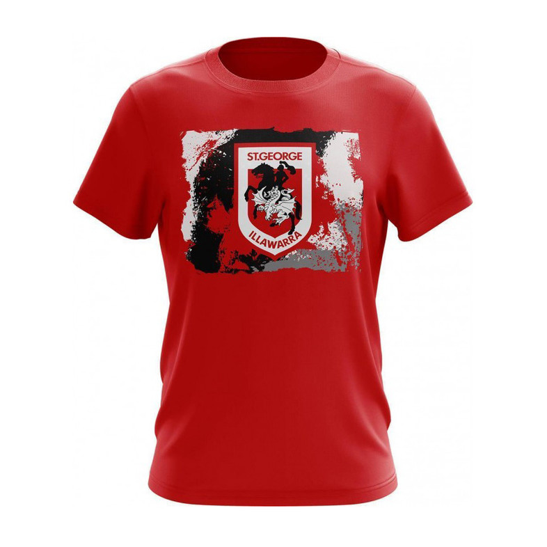 St George Illawarra Dragons Graphix T-Shirt  - Men's St George Illawarra Dragons Graphix T-Shirt  - Men's