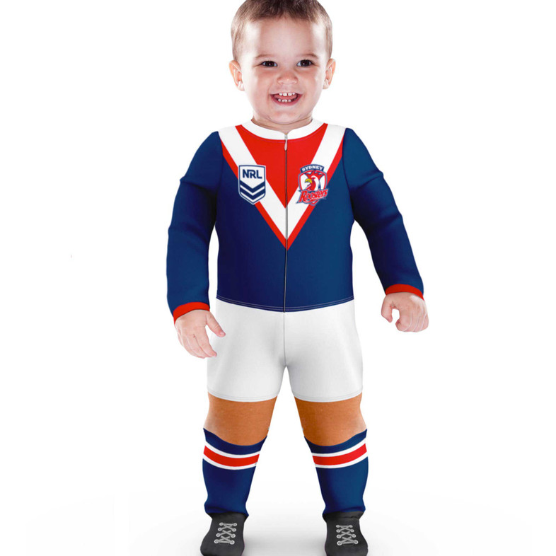 Sydney Roosters Baby Footysuit / Romper