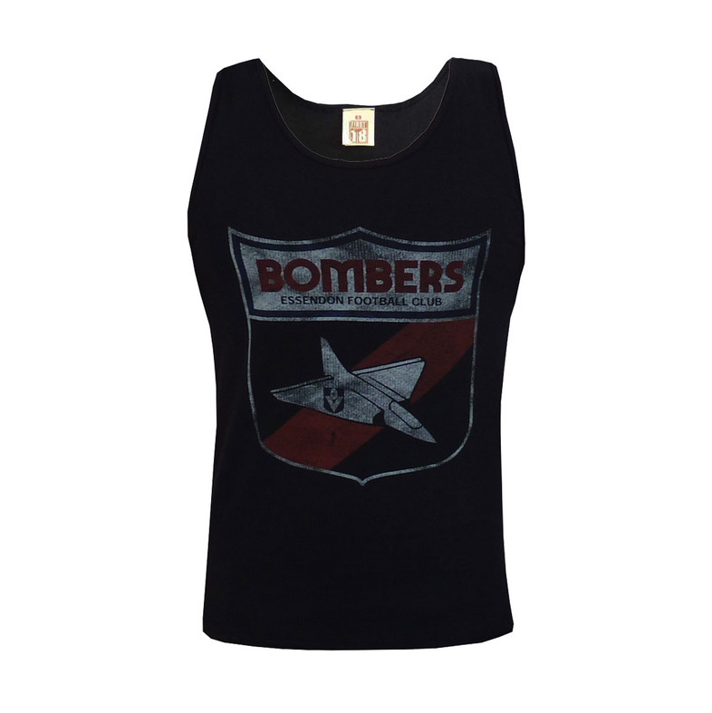 Essendon Bombers Retro Logo Singlet