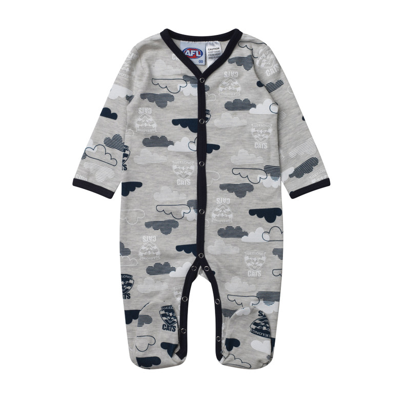 Geelong Cats Baby Coverall / Romper Geelong Cats Baby Coverall / Romper