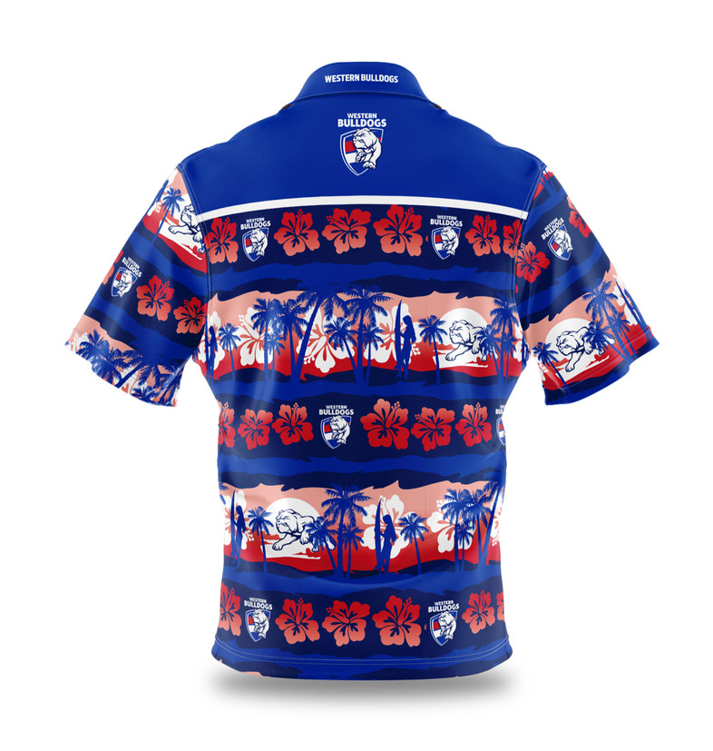 Western Bulldogs Hawaiian Supporter Shirt