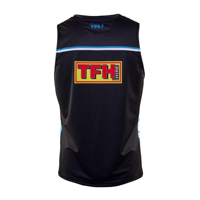 Cronulla Sharks Training Singlet - Black