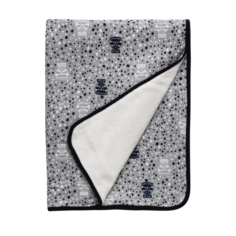 Geelong Cats Fleece Baby Blanket Geelong Cats Fleece Baby Blanket