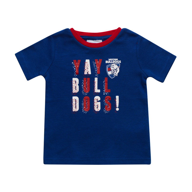 Western Bulldogs 'Yay Team' T-Shirt - Baby Western Bulldogs 'Yay Team' T-Shirt - Baby
