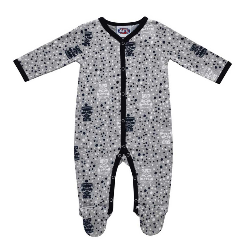 Geelong Cats Winter Baby Coverall / Romper Geelong Cats Winter Baby Coverall / Romper
