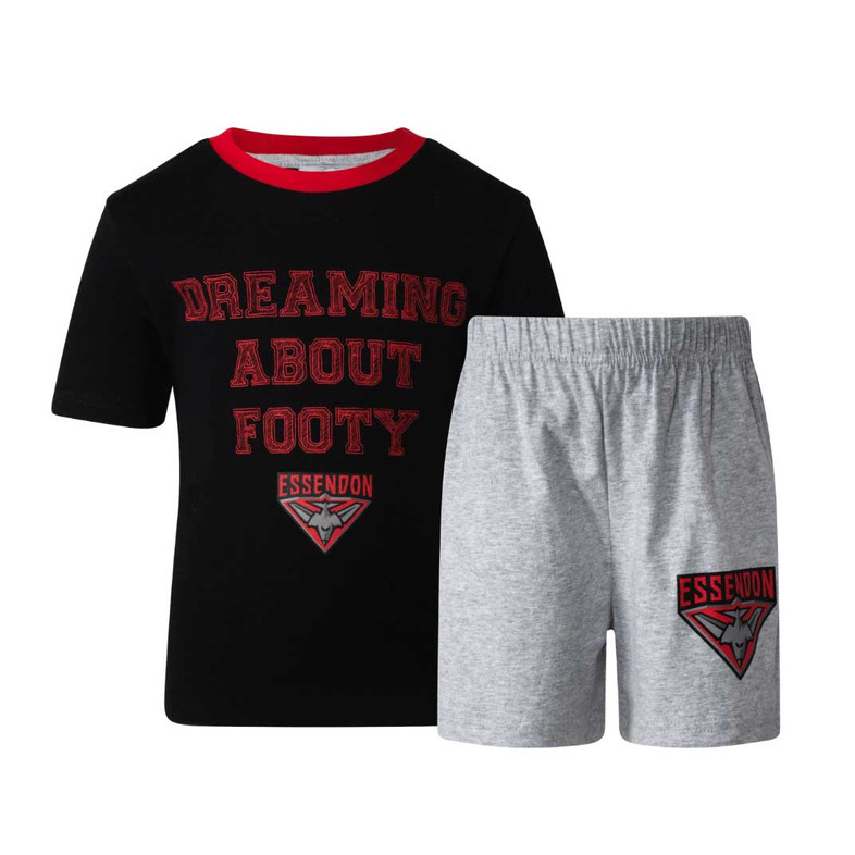 Essendon Bombers Summer Pyjama Set - Toddler / Kids Essendon Bombers Summer Pyjama Set - Toddler / Kids