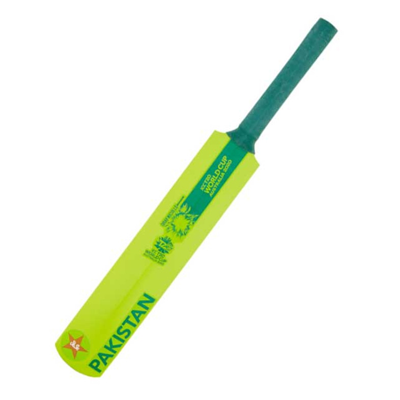 ICC T20 Cricket World Cup 2020 Pakistan Mini Bat  ICC T20 Cricket World Cup 2020 Pakistan Mini Bat