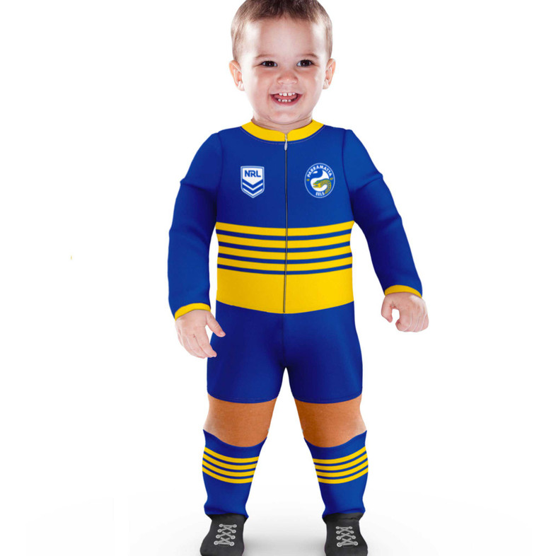 Parramatta Eels Baby Footysuit / Romper Parramatta Eels Baby Footysuit / Romper