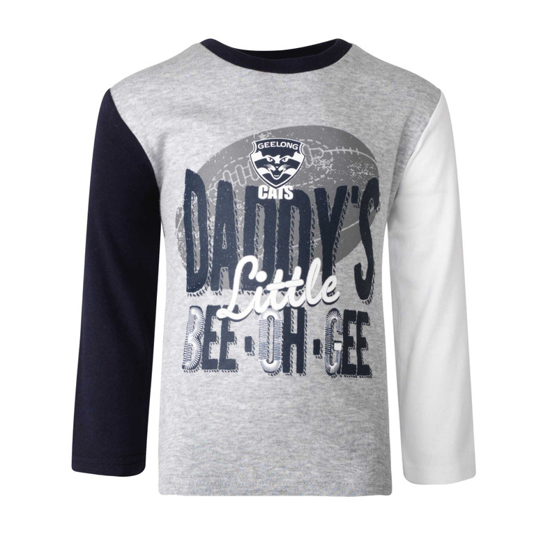 Geelong Cats 'Daddy's Little' Long-Sleeve Shirt - Toddler / Kids