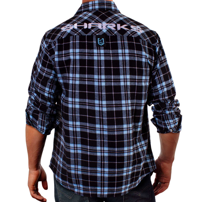 Cronulla Sharks Flannel Supporter Shirt - Men's