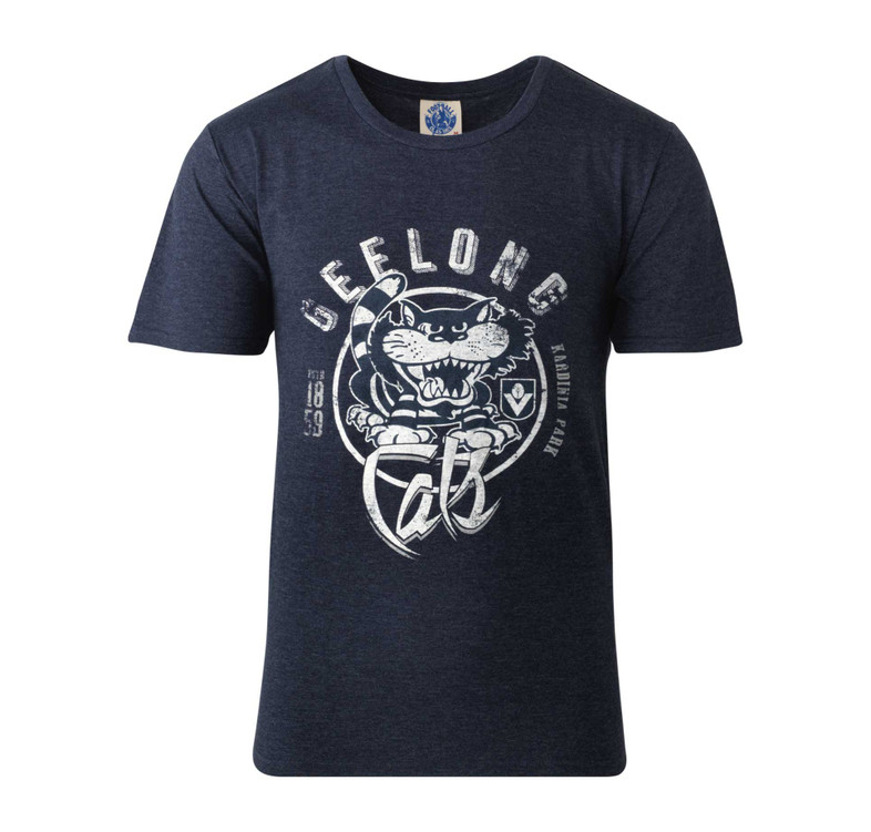 Geelong Cats Collegiate T-Shirt - Men's Geelong Cats Collegiate T-Shirt - Men's