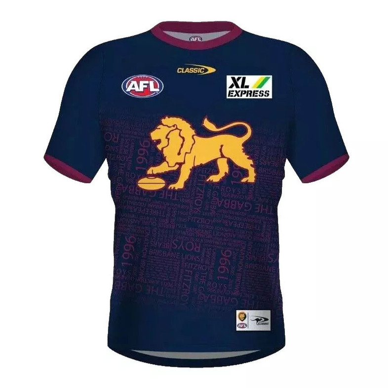 Brisbane Lions Warm-Up Training Shirt - Men's Brisbane Lions Warm-Up Training Shirt - Men's