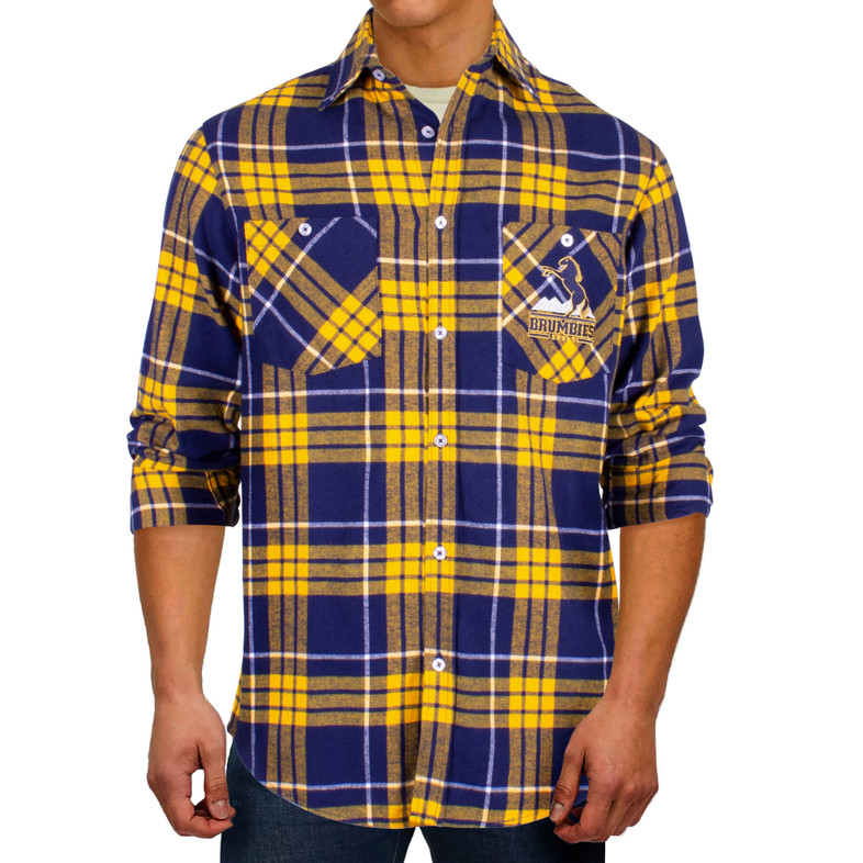 ACT Brumbies 'Ringbark' Flannel Supporter Shirt - Men's ACT Brumbies 'Ringbark' Flannel Supporter Shirt - Men's