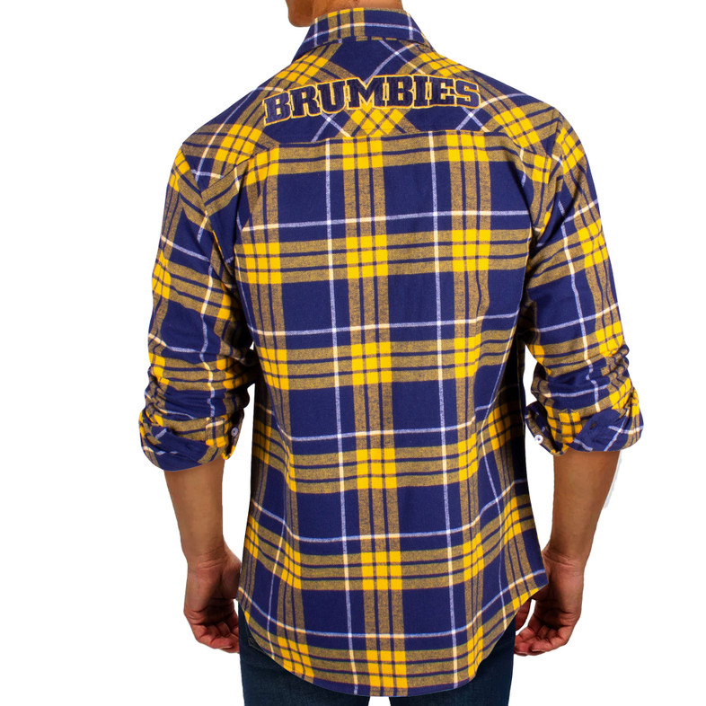 ACT Brumbies 'Ringbark' Flannel Supporter Shirt - Men's