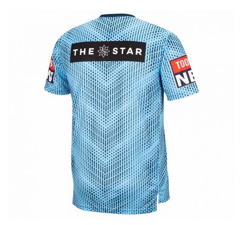 NSW Blues State of Origin Team Training Shirt - Men's
