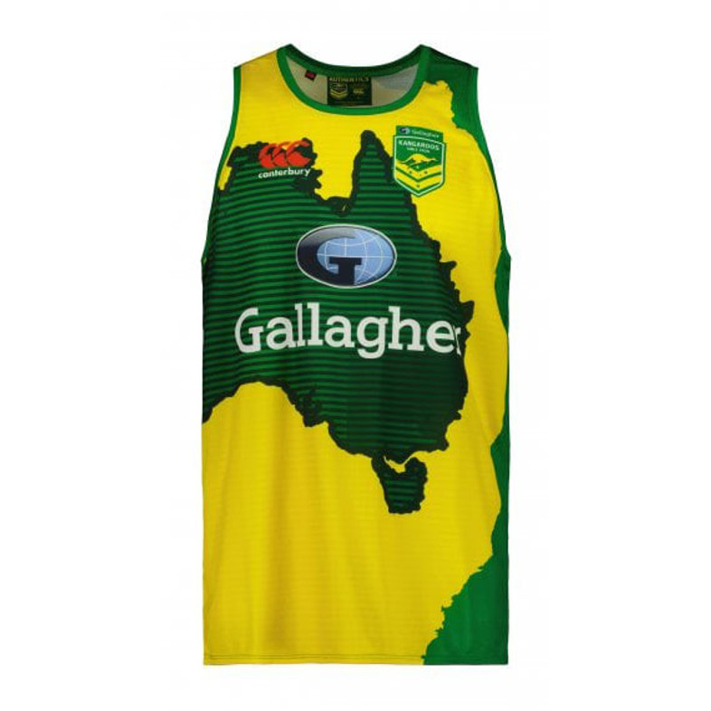 ARL Kangaroos Training Singlet - Men's ARL Kangaroos Training Singlet - Men's