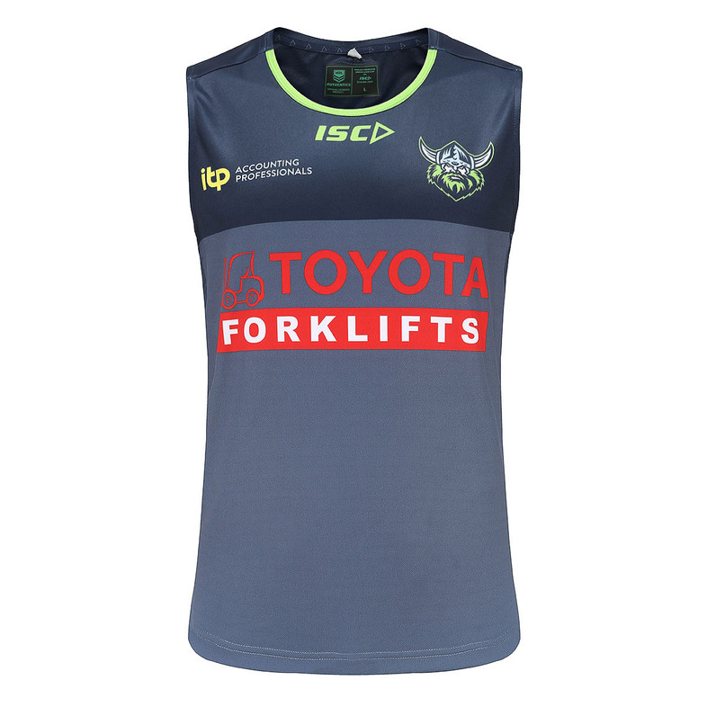 Canberra Raiders Team Training Singlet - Men's  Canberra Raiders Team Training Singlet - Men's