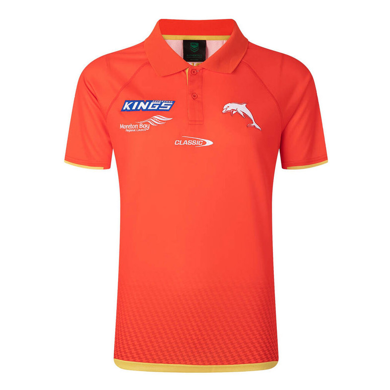 Redcliffe Dolphins Players Polo Shirt - Men's