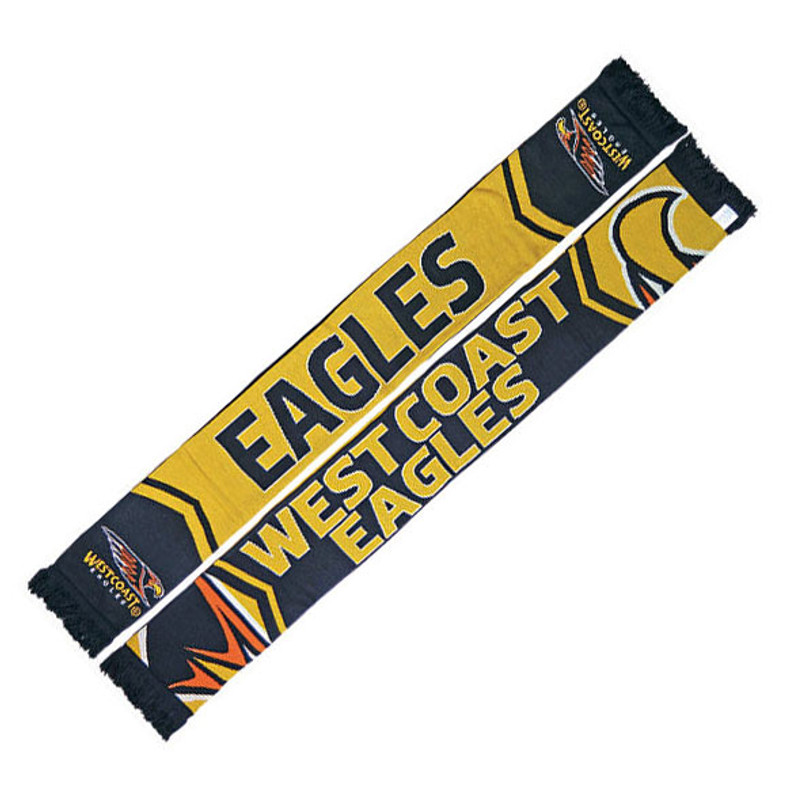 West Coast Eagles Cleave Jacquard Scarf West Coast Eagles Cleave Jacquard Scarf