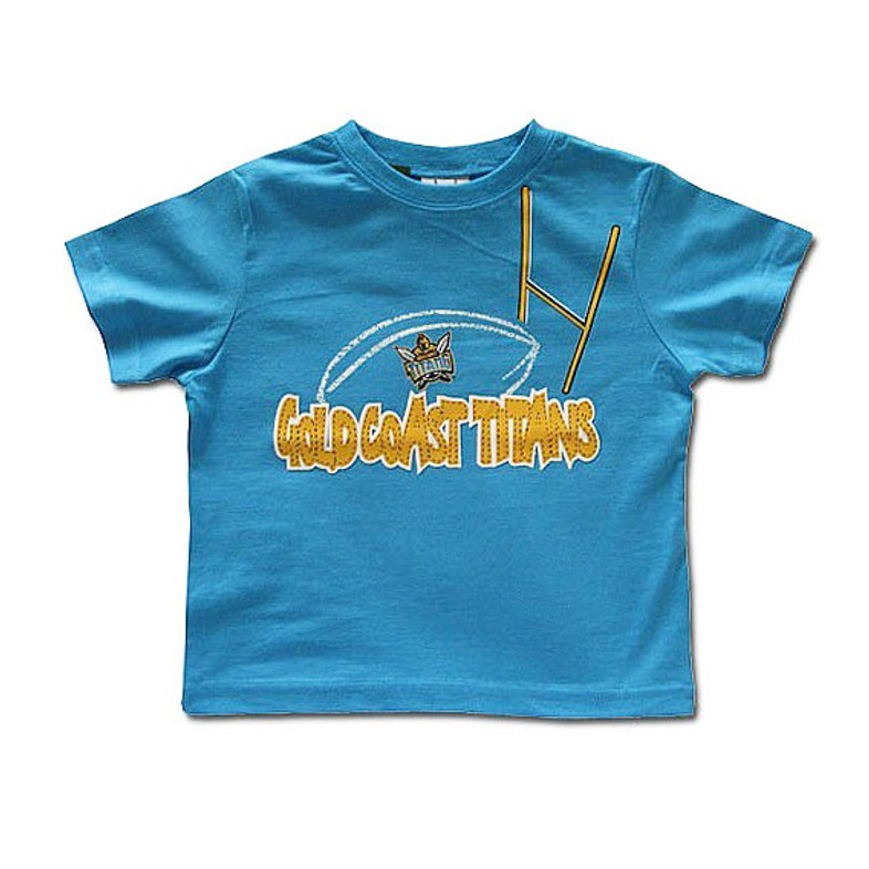Gold Coast Titans Goalpost T-Shirt - Toddler / Kids Gold Coast Titans Goalpost T-Shirt - Toddler / Kids