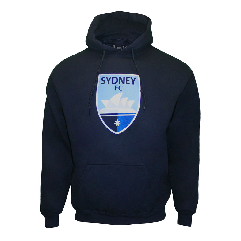 Sydney FC Logo Supporter Hoodie - Men's Sydney FC Logo Supporter Hoodie - Men's