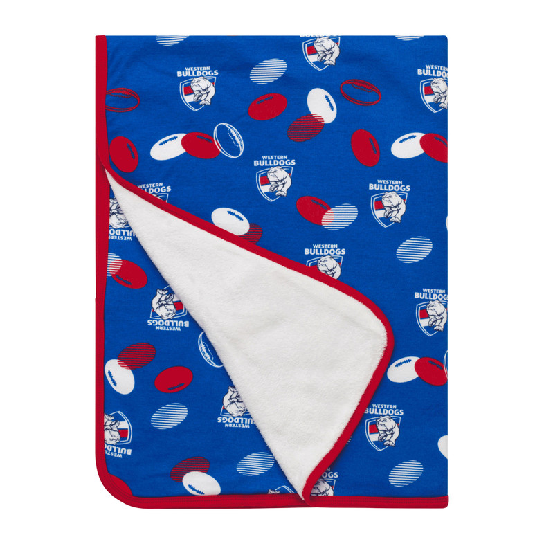 Western Bulldogs Fleece Blanket - Baby Western Bulldogs Fleece Blanket - Baby