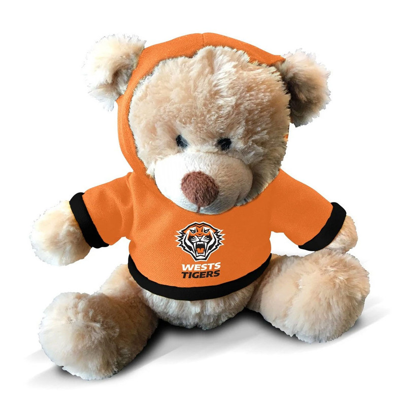 Wests Tigers Hooded Plush Teddy Bear Toy Wests Tigers Hooded Plush Teddy Bear Toy