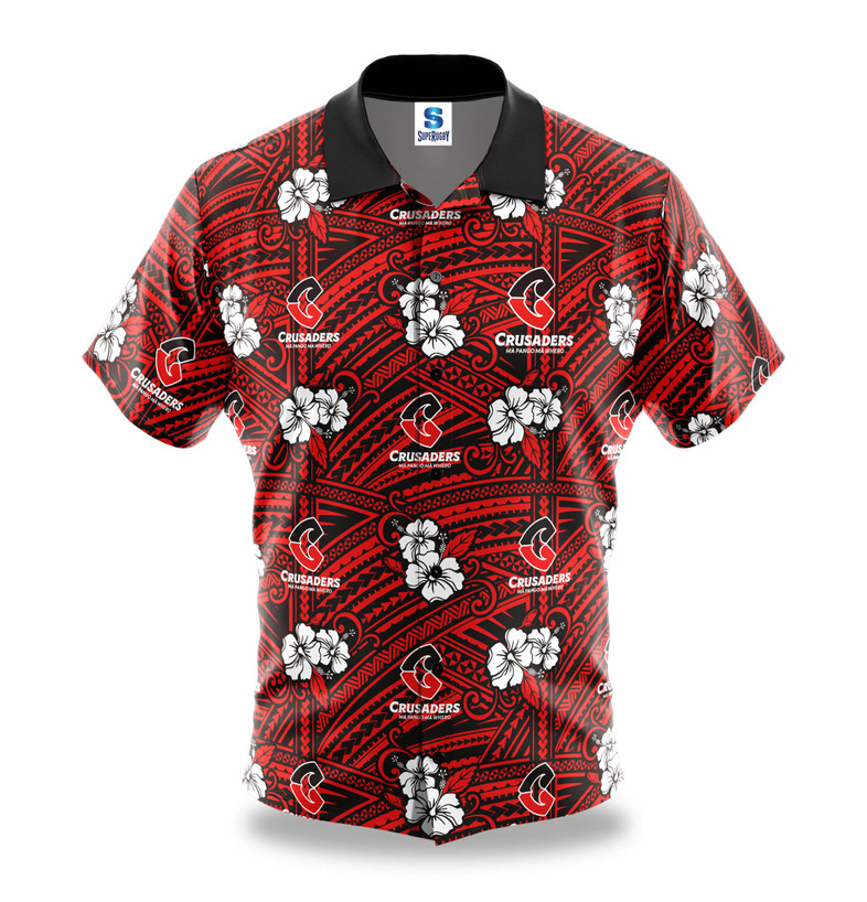Canterbury Crusaders 'Bucks' Hawaiian Shirt - Men's