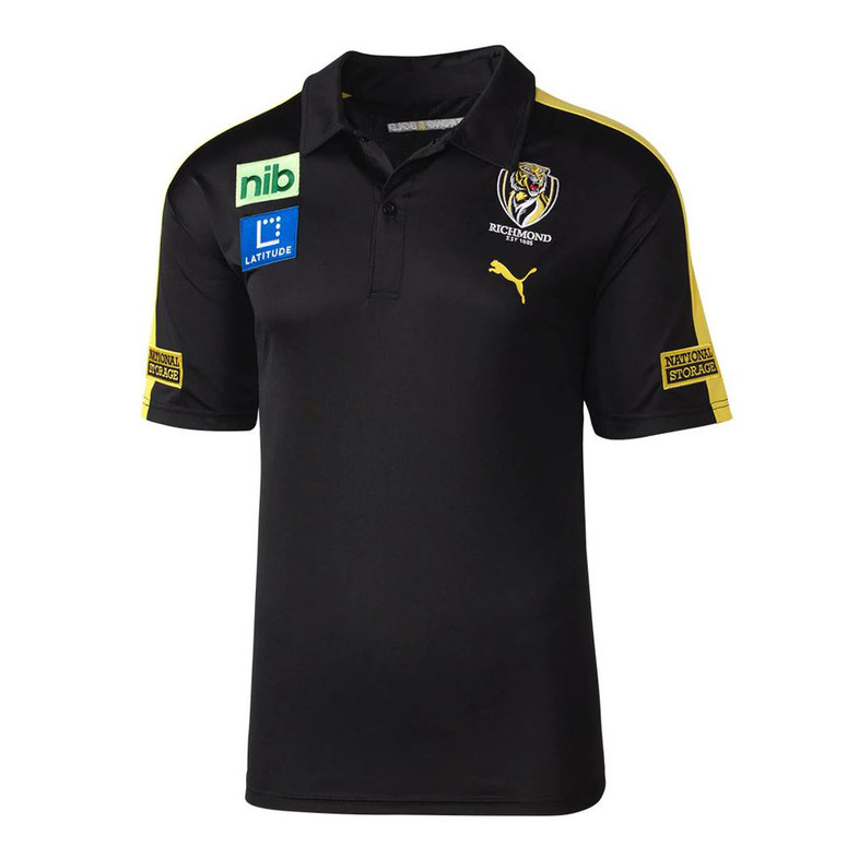 Richmond Tigers Team Media Polo Shirt - Men's Richmond Tigers Team Media Polo Shirt - Men's