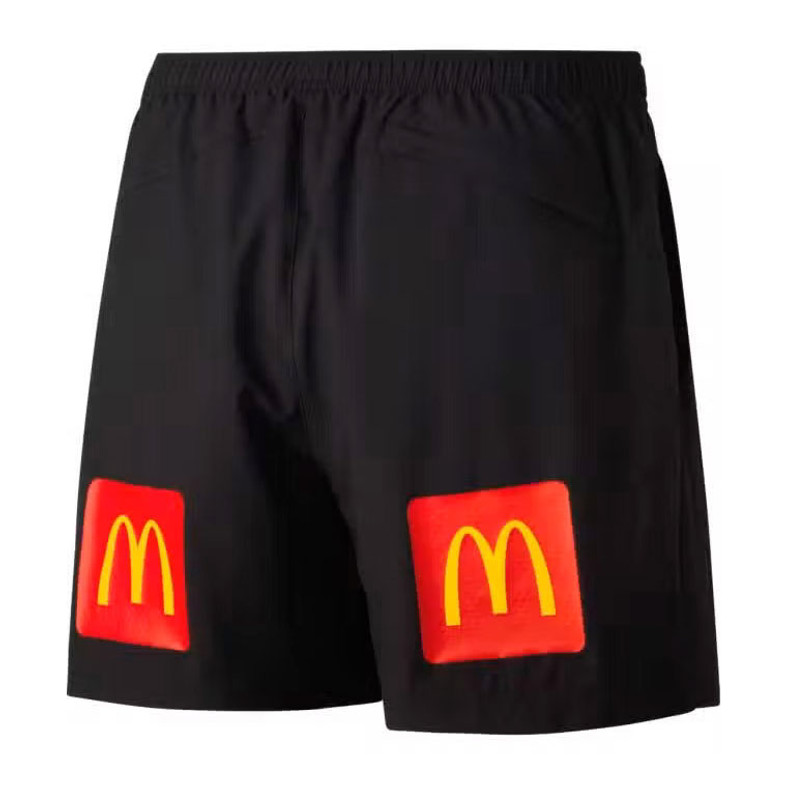 Queensland Maroons State of Origin Training Shorts (Black) - Men's