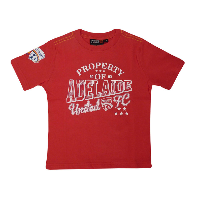 Adelaide United FC 'Property Of ' T Shirt - Baby Adelaide United FC 'Property Of ' T Shirt - Baby