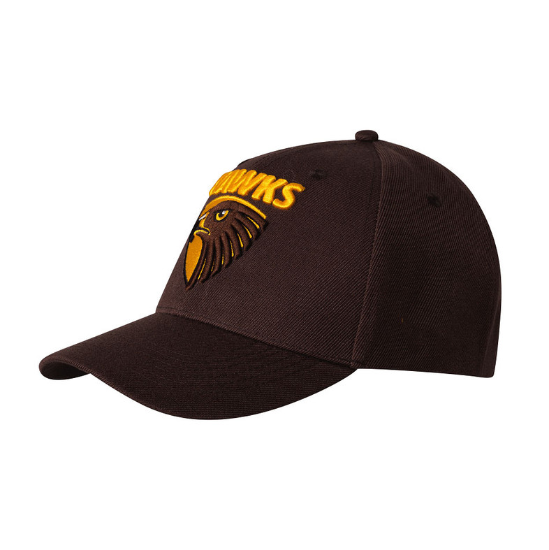 Hawthorn Hawks Drill Logo Cap - Adult Hawthorn Hawks Drill Logo Cap - Adult