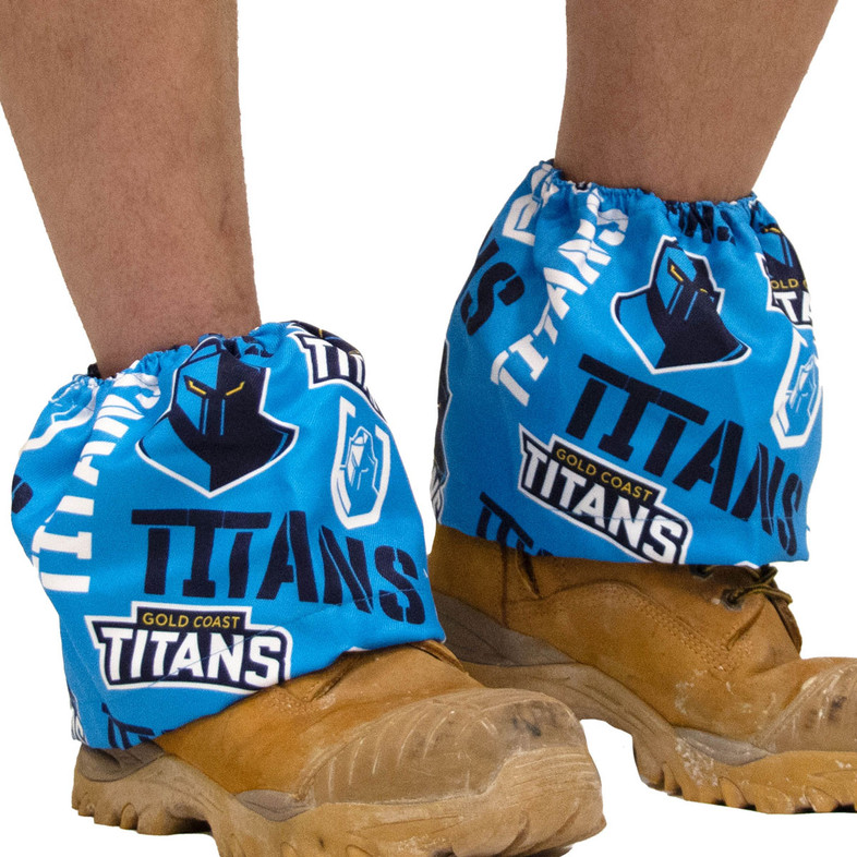 Gold Coast Titans 'Norton' Work-Boot / Sock Cover - Adult  Gold Coast Titans 'Norton' Work-Boot / Sock Cover - Adult