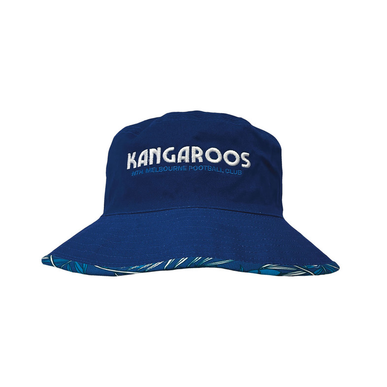 North Melbourne Kangaroos Tropical Reversible Bucket Hat - Adult North Melbourne Kangaroos Tropical Reversible Bucket Hat - Adult