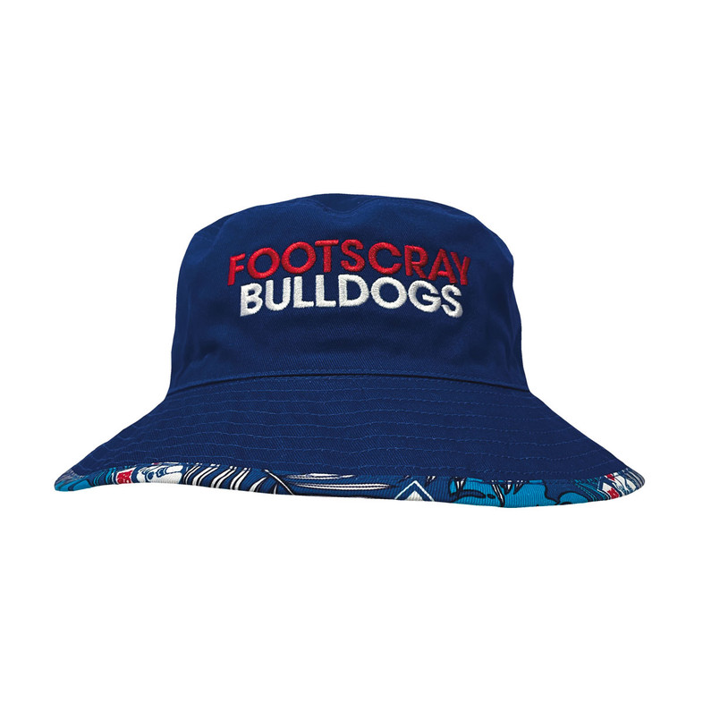 Western Bulldogs (Footscray) 'Tropics' Reversible Bucket Hat - Adult