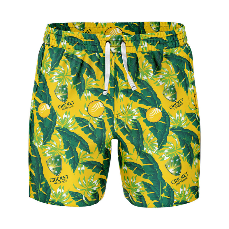 Cricket Australia 'Paradise' Hawaiian Supporter Shorts - Men's Cricket Australia 'Paradise' Hawaiian Supporter Shorts - Men's