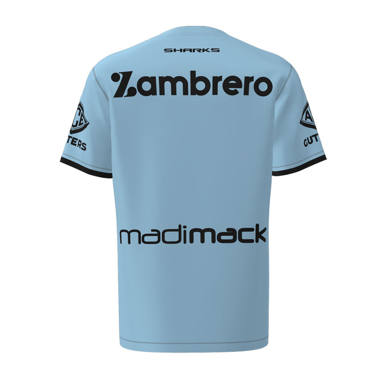 Cronulla Sharks Players Warm-Up Shirt - Men's