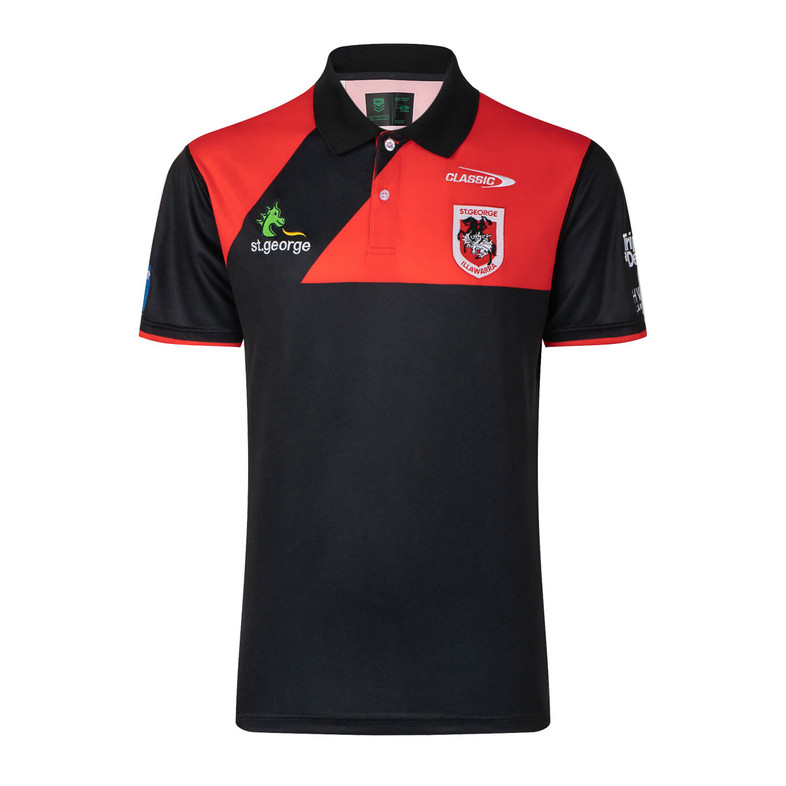 St George Dragons Players Polo Shirt - Men's St George Dragons Players Polo Shirt - Men's