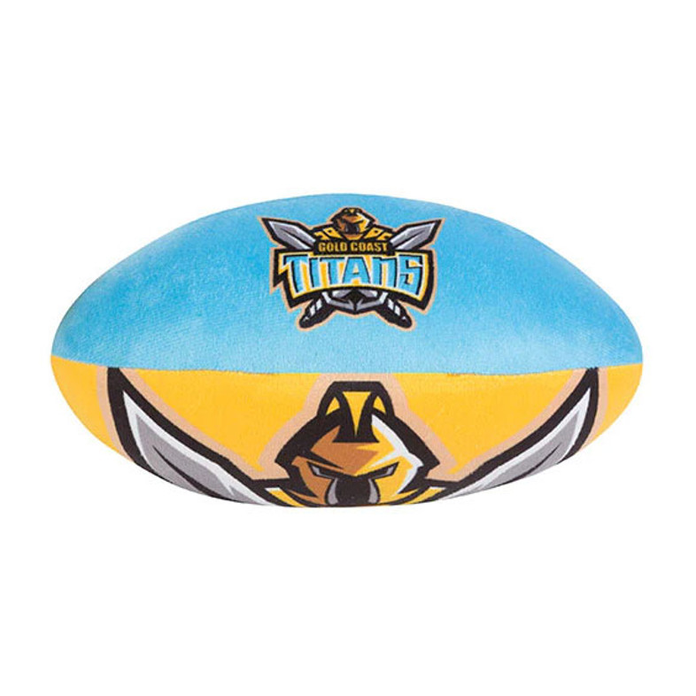Gold Coast Titans Plush Ball - Kids Gold Coast Titans Plush Ball - Kids